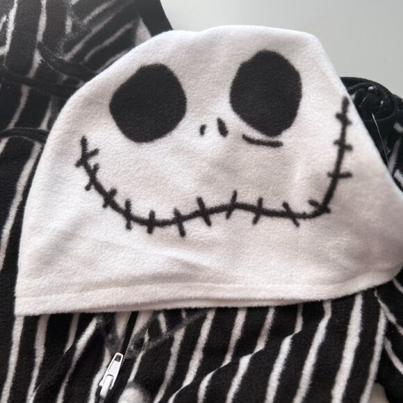 Disney The Nightmare Before Christmas Jack Skellington Fleece Pajama Costume 3T - Picture 4 of 6